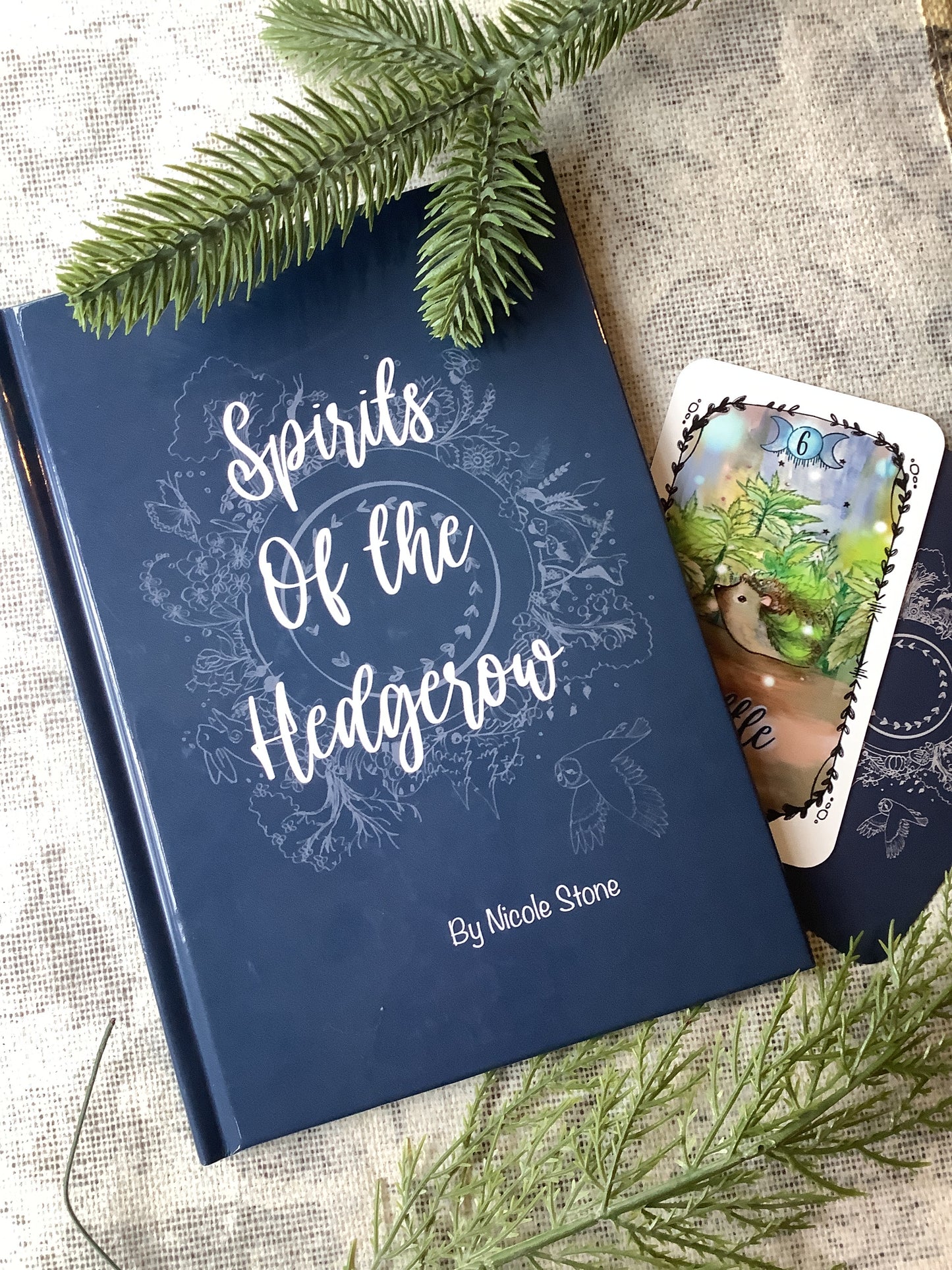 Hardback book for…Spirits of the Hedgerow Oracle deck