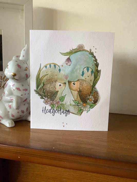 HedgeHugs recycled card